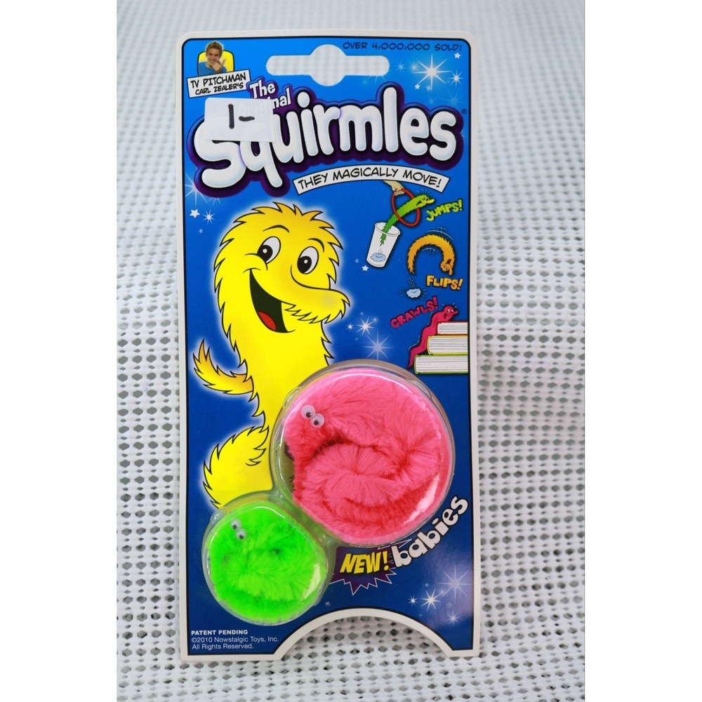 Original Squirmles Magical Pet with Baby Squirmles 70’s 80’s Toys Choose Color!